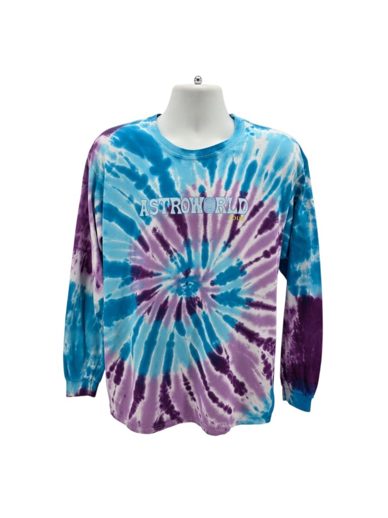 Astroworld Mens Large Shirt Travis Scott Wish You Were Here Tour Tie Dye Graphic